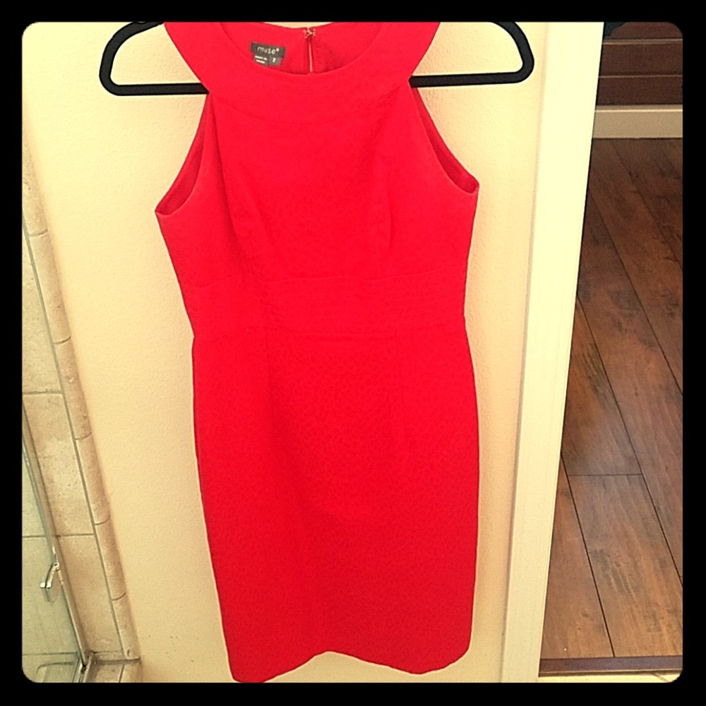 Gorgeous red fitted Muse dress